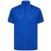 Recycled polyester polo shirt Royal