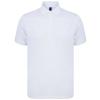 Recycled polyester polo shirt White