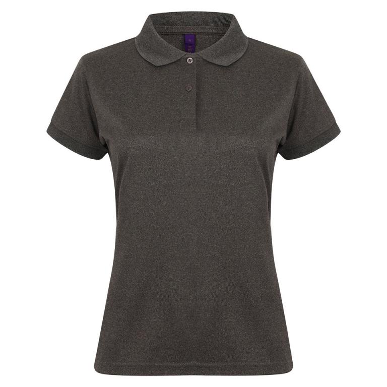 Women's Coolplus® polo shirt Heather Charcoal