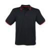 Double tipped Coolplus® polo shirt Black/Red