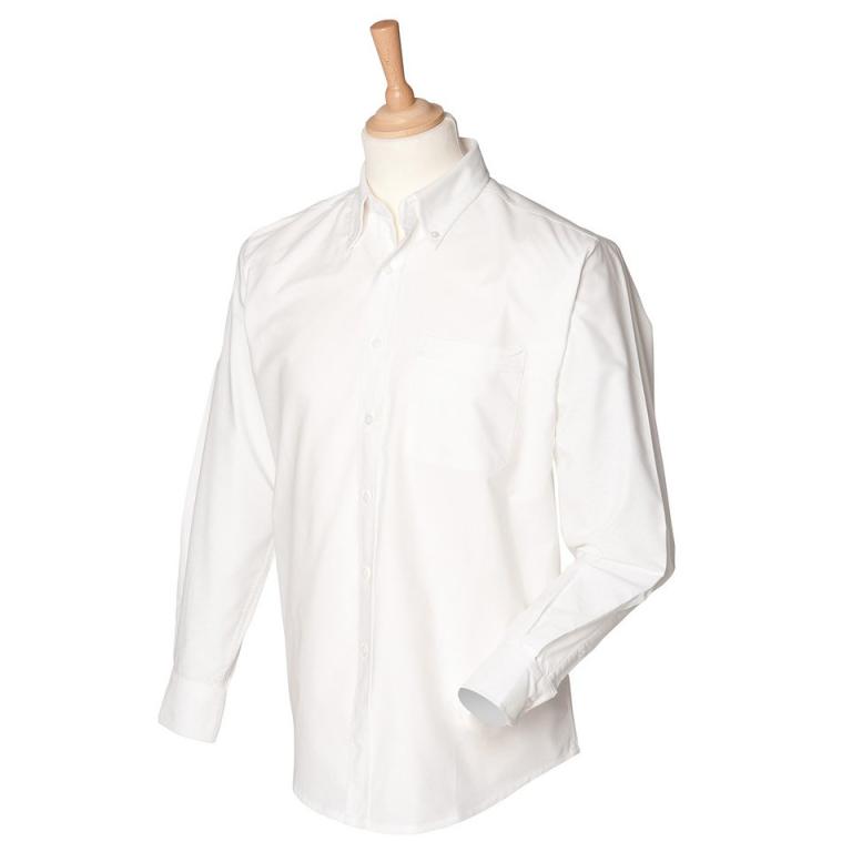 Long sleeve classic Oxford shirt White