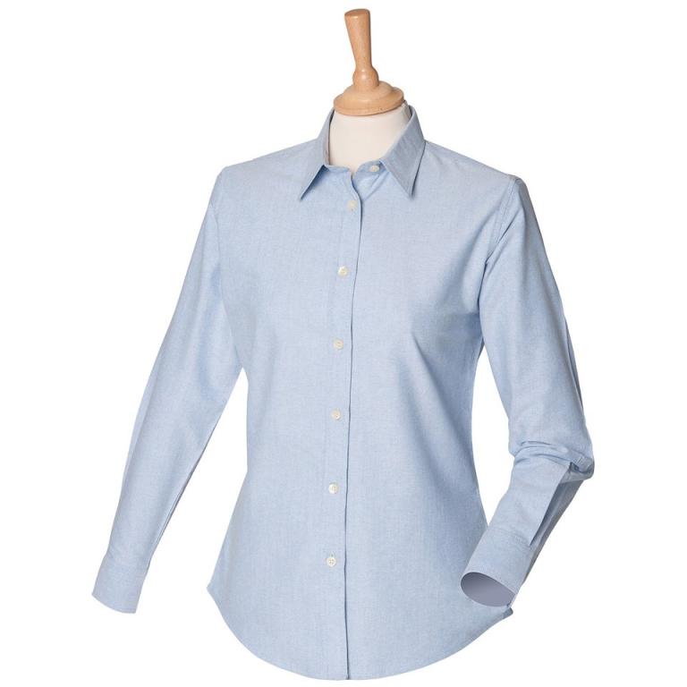 Women's classic long sleeve Oxford shirt Blue