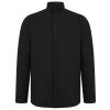 Modern long sleeve Oxford shirt Black