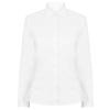 Women's modern long sleeve Oxford shirt White