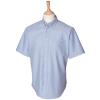 Short sleeve classic Oxford shirt Blue