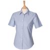 Women's short sleeve classic Oxford shirt Blue