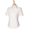 Women's short sleeve classic Oxford shirt White