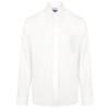 Wicking antibacterial long sleeve shirt White