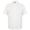 Wicking antibacterial short sleeve shirt White