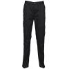 65/35 flat fronted chino trousers Black