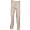 65/35 flat fronted chino trousers Stone