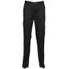 Women's 65/35 flat fronted chino trousers Black