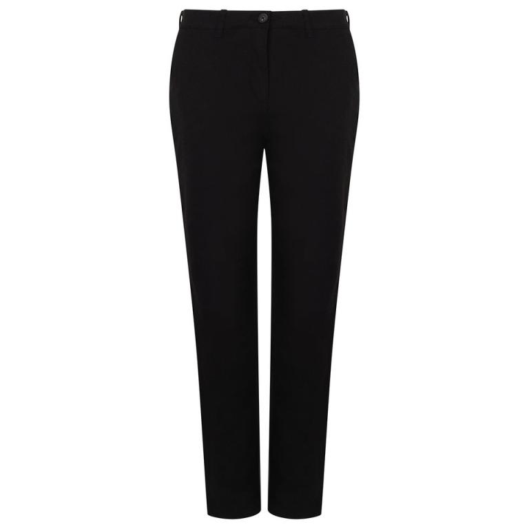 Women's stretch chinos Black