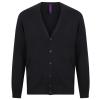 V-button cardigan Navy