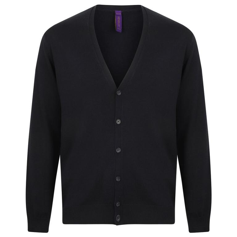 V-button cardigan Navy