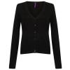 Women's v-neck cardigan Black