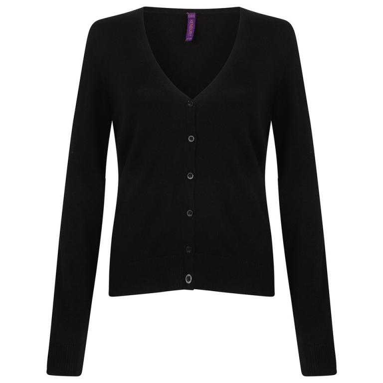 Women's v-neck cardigan Black