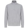 Unisex sustainable ¼-zip sweatshirt Heather Grey