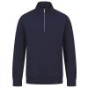 Unisex sustainable ¼-zip sweatshirt Navy