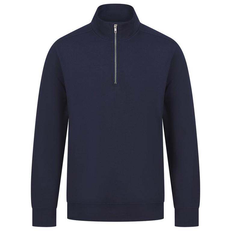 Unisex sustainable ¼-zip sweatshirt Navy