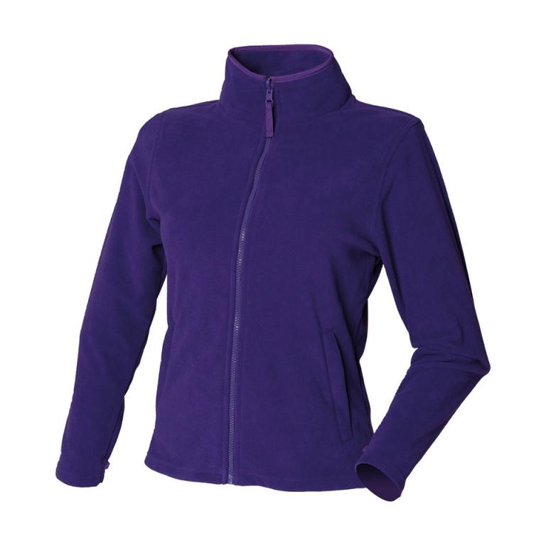 Women's microfleece jacket Purple