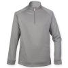 ¼ zip top with wicking finish Grey Marl