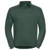 Heavy-duty collar sweatshirt Bottle Green