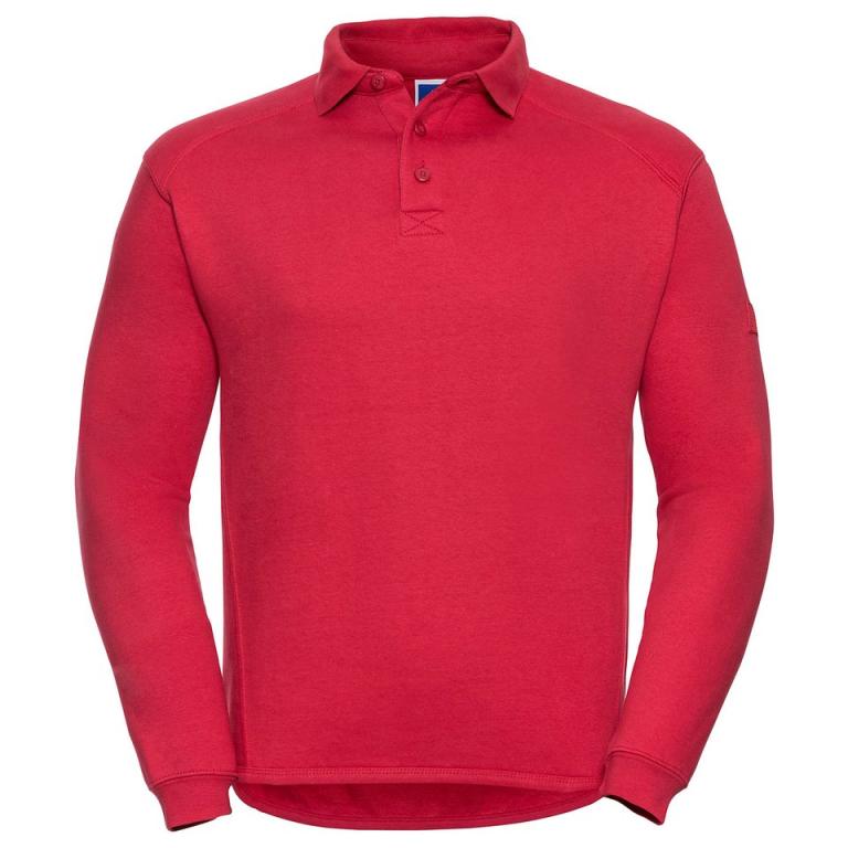 Heavy-duty collar sweatshirt Classic Red