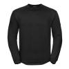 Heavy-duty crew neck sweatshirt Black