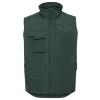 Heavy-duty gilet Bottle Green