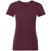 Women's pure organic tee Burgundy