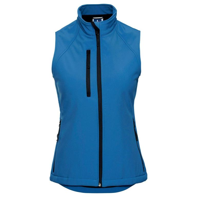 Women's softshell gilet Azure Blue