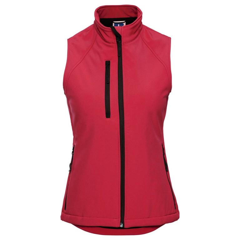 Women's softshell gilet Classic Red