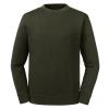 Pure organic reversible sweatshirt Dark Olive