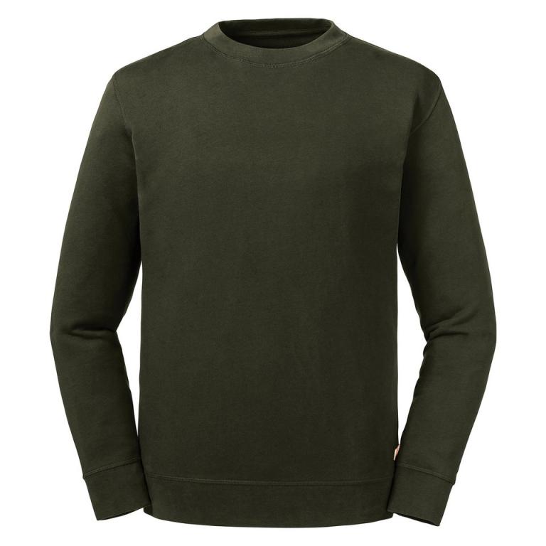 Pure organic reversible sweatshirt Dark Olive