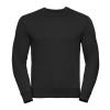 Set-in sleeve sweatshirt Black