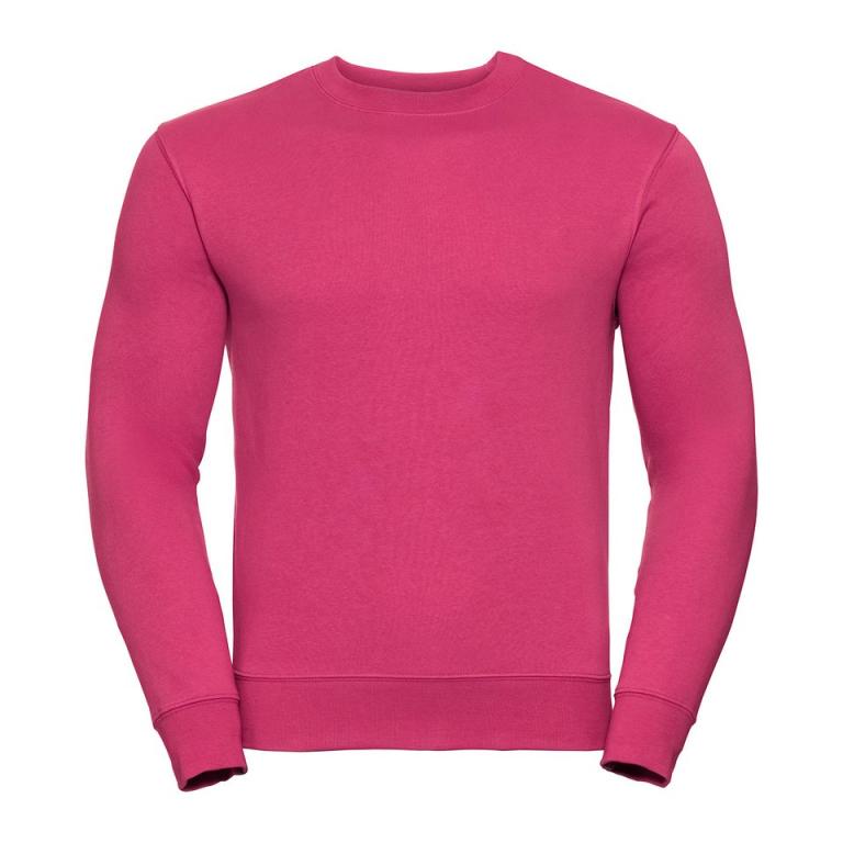 Set-in sleeve sweatshirt Fuchsia