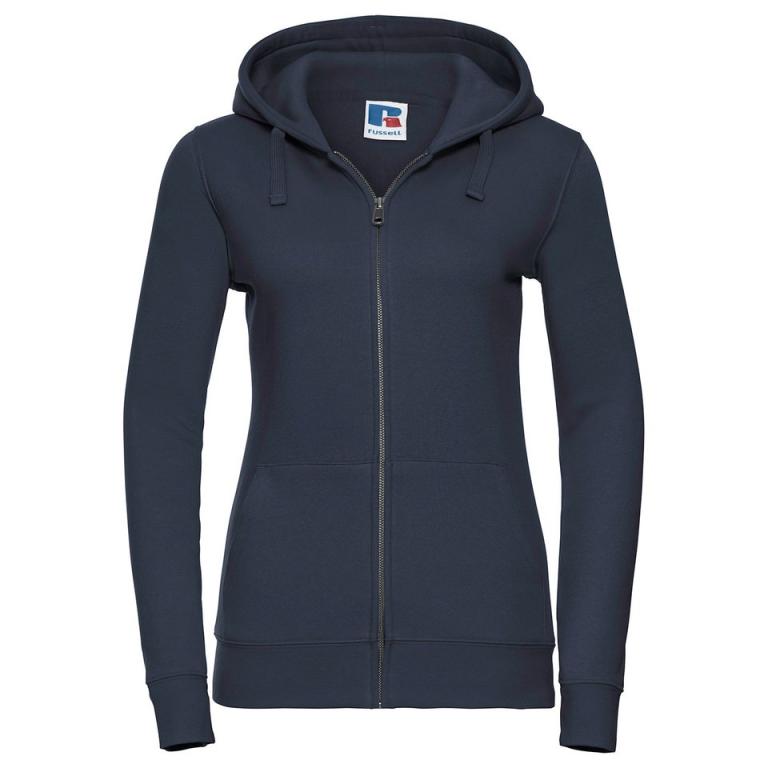 Women's authentic zipped hooded sweatshirt French Navy