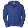 Authentic zipped hooded sweat Bright Royal