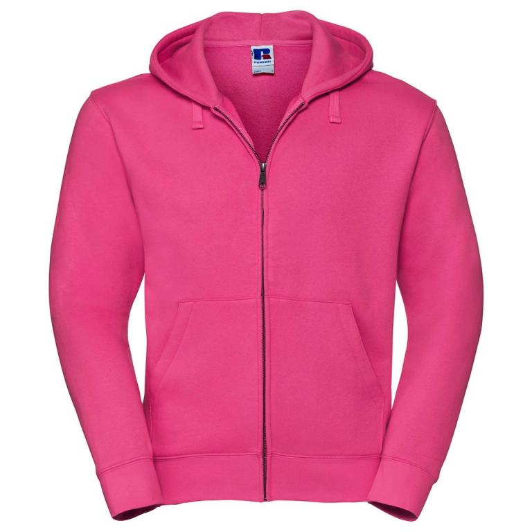 Authentic zipped hooded sweat Fuchsia