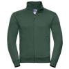 Authentic sweatshirt jacket Bottle Green