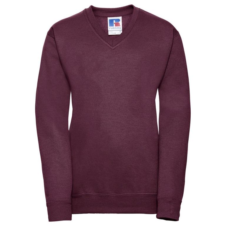 Kids v-neck sweatshirt Burgundy