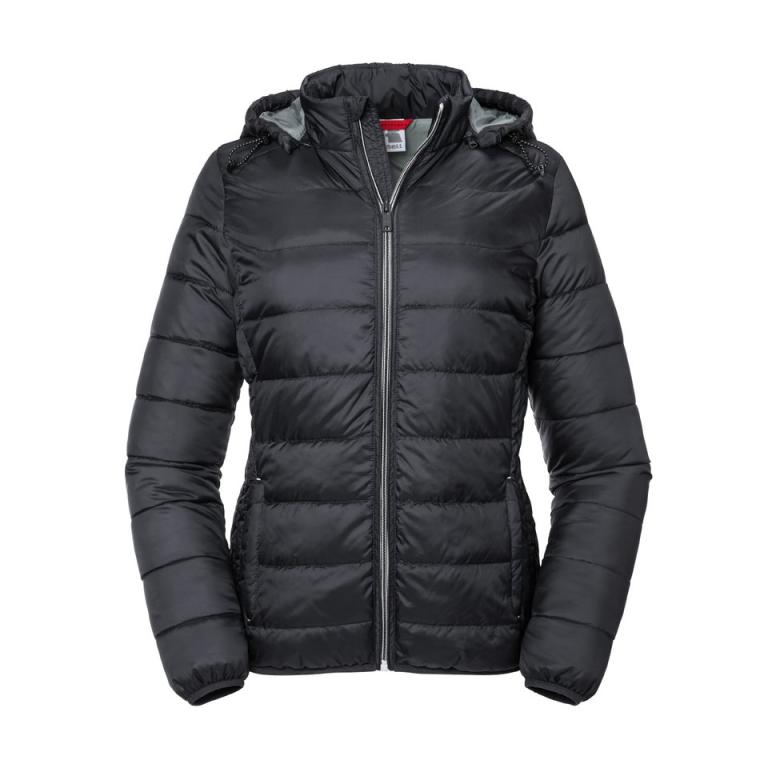 Women's hooded Nano jacket Black