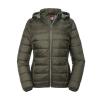 Women's hooded Nano jacket Dark Olive