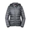 Women's hooded Nano jacket Iron Grey