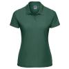 Women's classic polycotton polo Bottle Green