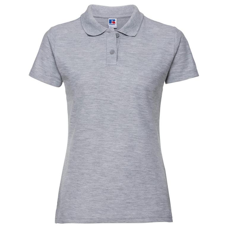 Women's classic polycotton polo Light Oxford