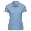 Women's classic polycotton polo Sky