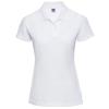 Women's classic polycotton polo White