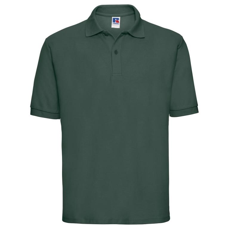 Classic polycotton polo Bottle Green